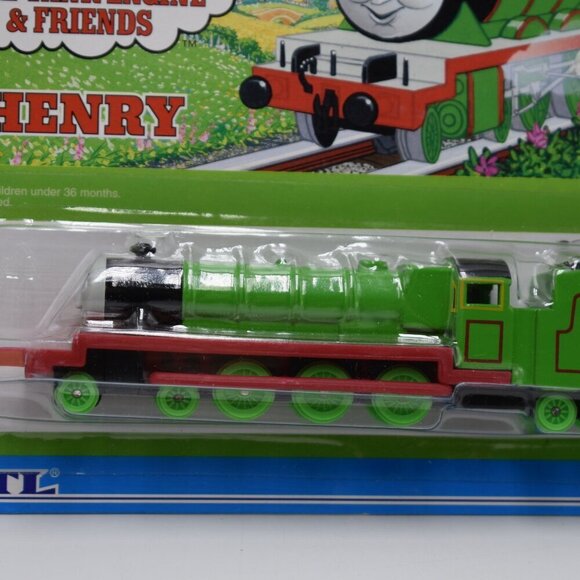 Henry 3 Green Engine Diecast ERTL Thomas the Tank Engine & Friends Train 1993 - Picture 6 of 14